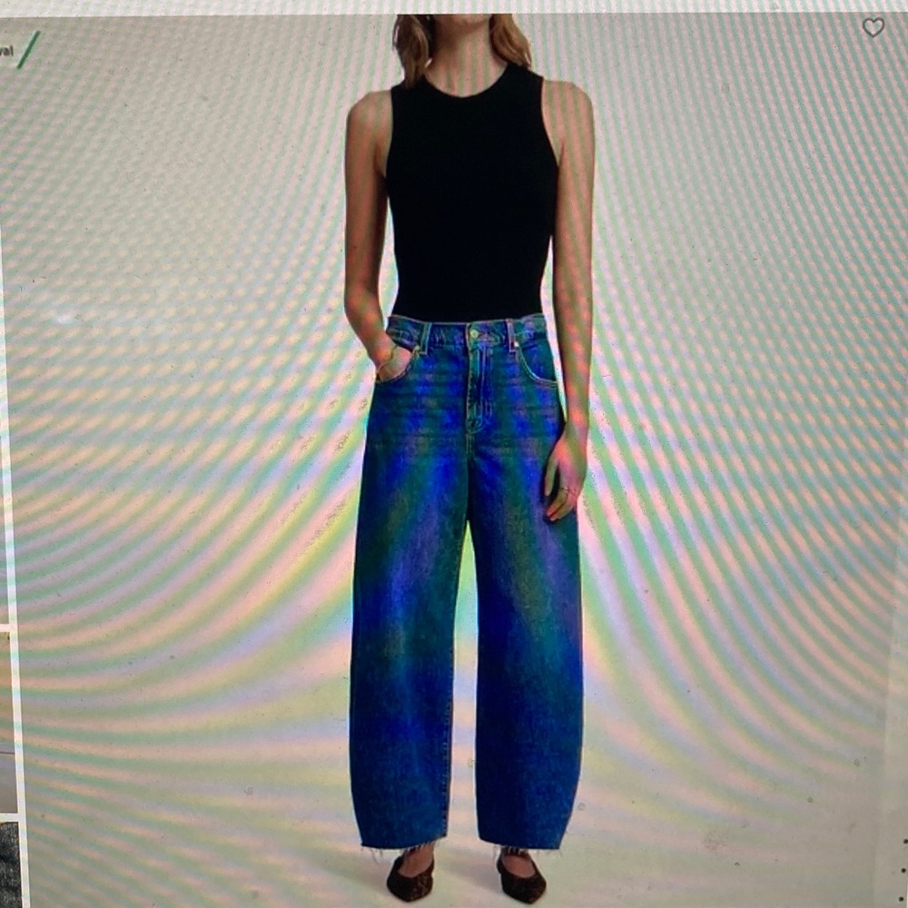 Bonnie Curvilinear 7 for all Mankind Jeans